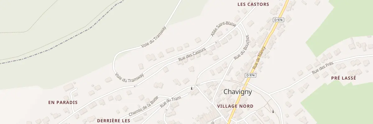 Plan du 41 Rue des Castors à Chavigny