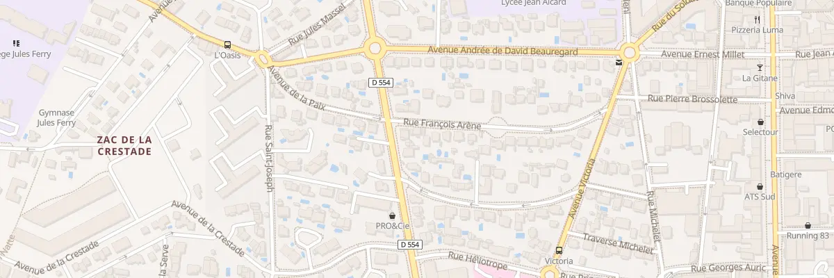 Plan du 29 Rue François Arène à Hyères