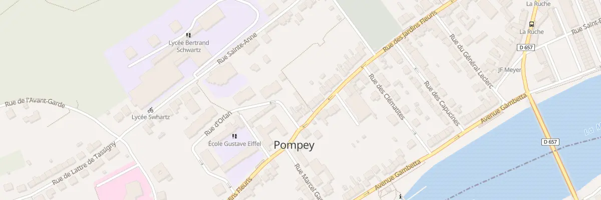 Plan du 45 Rue des Jardins Fleuris à Pompey