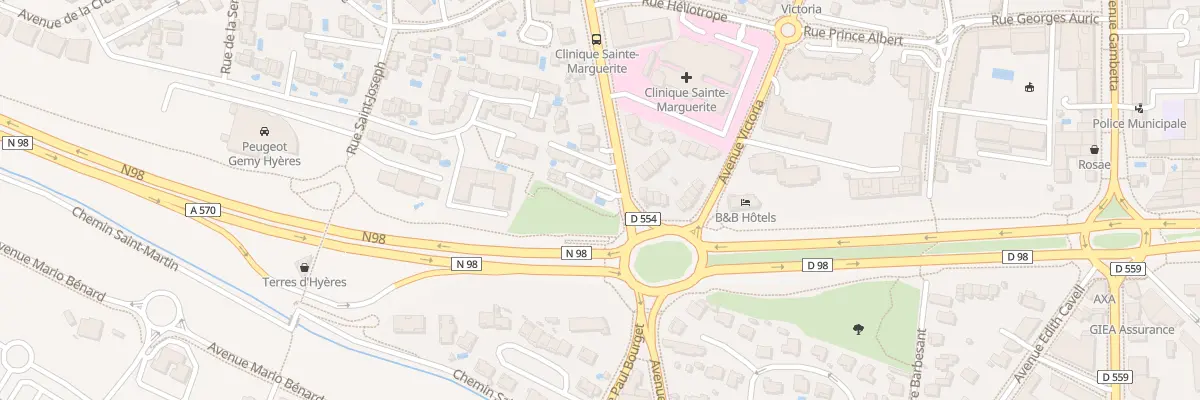 Plan du 42 Av Alexis Godillot à Hyères