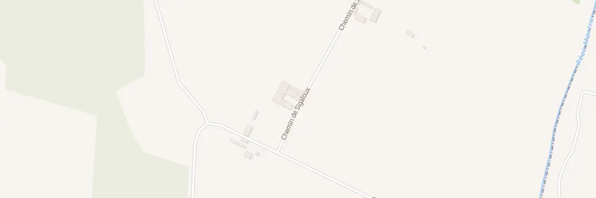 Plan du 93 Che de Sigaloux à La Crau