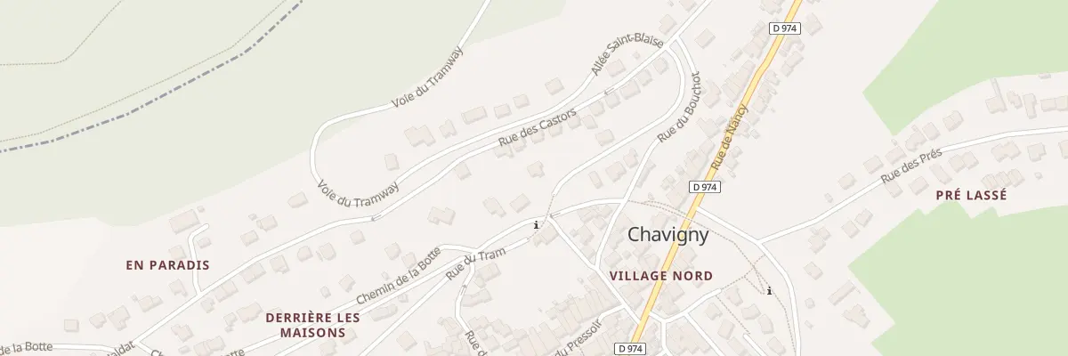 Plan du 31 Rue du Tram à Chavigny