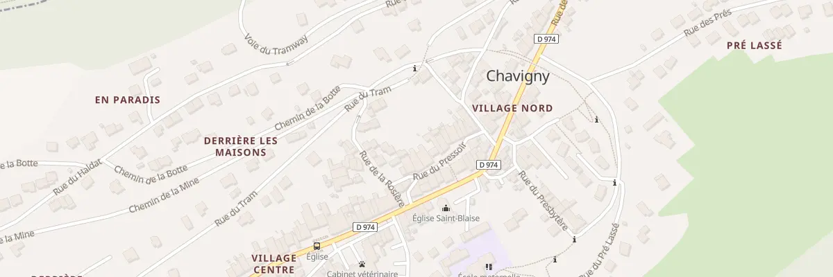 Plan du 13 Rue du Pressoir à Chavigny