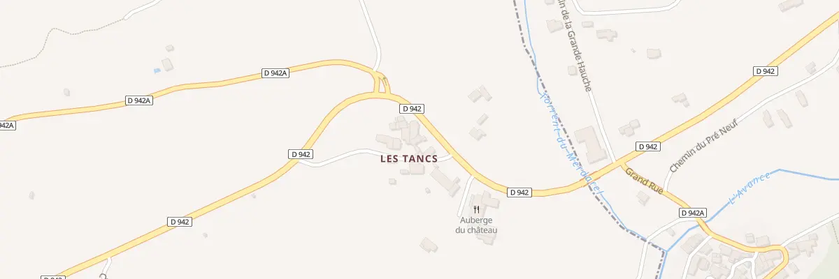 Plan du 5074 Les Tancs à Jarjayes
