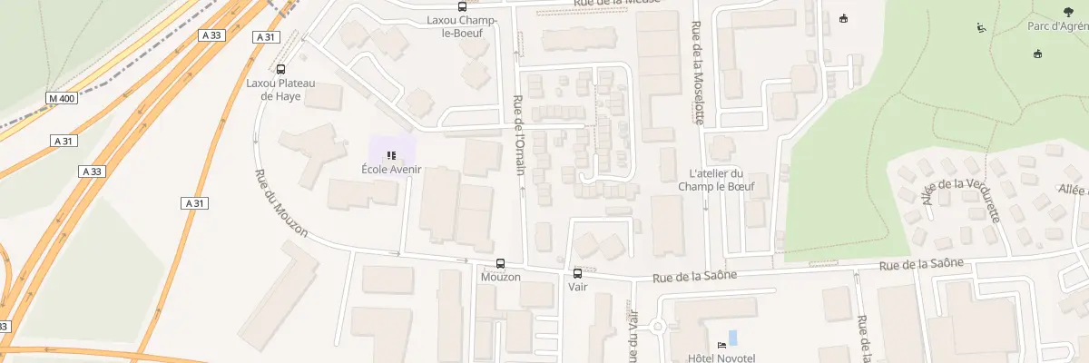 Plan du 10 Rue de l’Ornain à Laxou