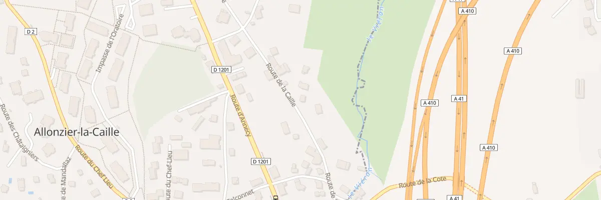 Plan du 589 Rte de la Caille à Allonzier-la-Caille