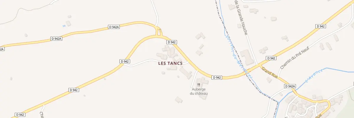 Plan du 20 Tra des Tancs à Jarjayes