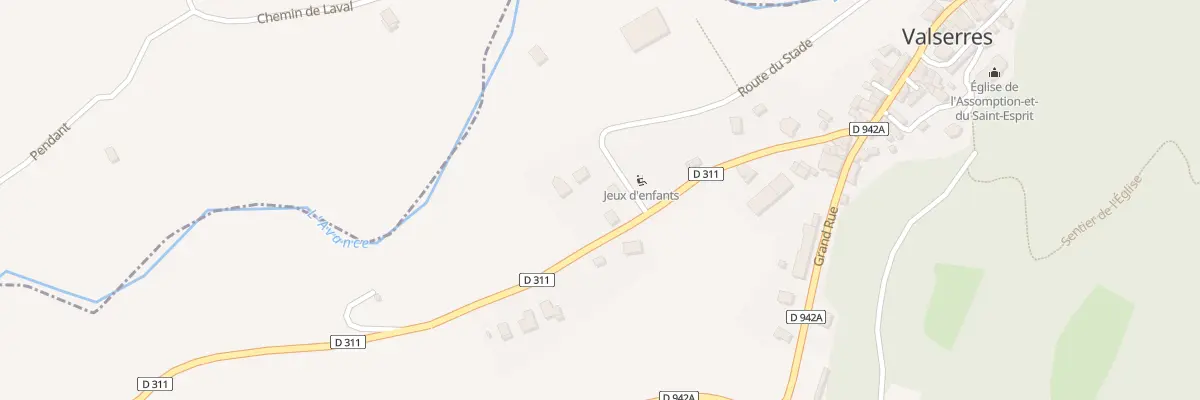 Plan du 5004 Champ Long à Valserres