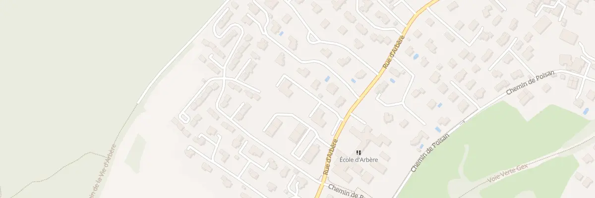 Plan du 818 Rue d’Arbère à Divonne-les-Bains