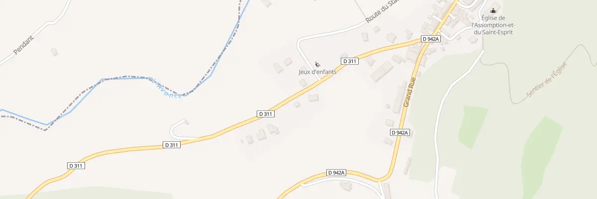 Plan du 6 Rte de l’Archidiacre à Valserres