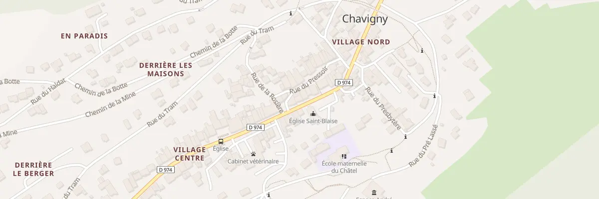 Plan du 23 Rue de Nancy à Chavigny