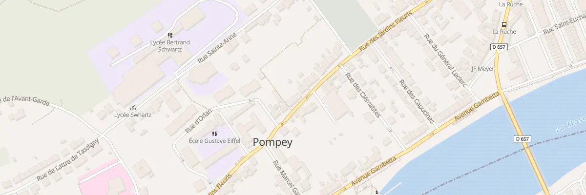 Plan du 49 Rue des Jardins Fleuris à Pompey