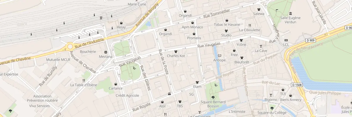 Plan du 29B Rue Vaugelas à Annecy