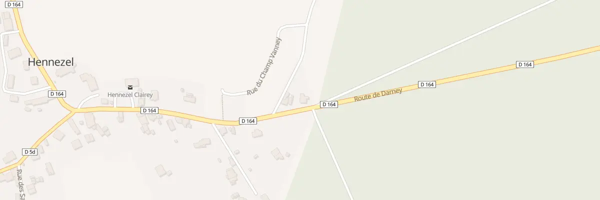 Plan du 2 Rue des Abbés Mathis et Marion à Hennezel
