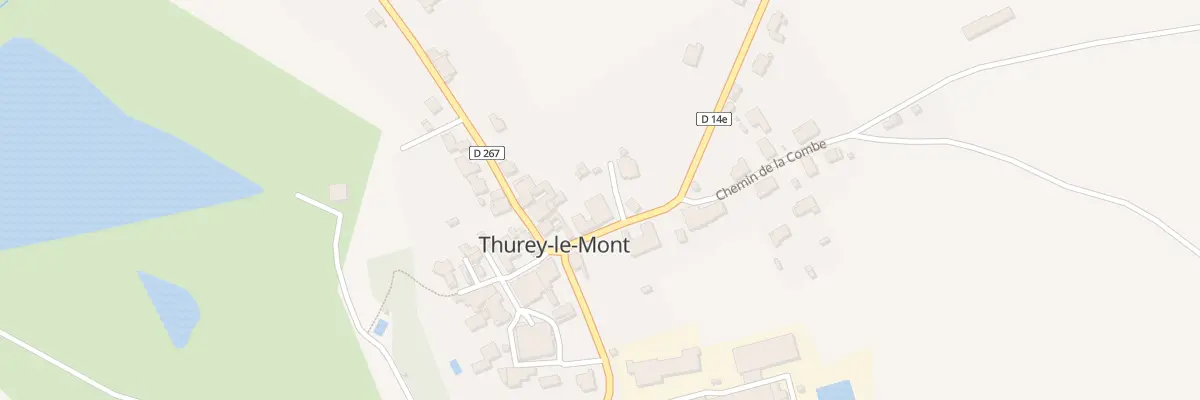 Plan du 3 Rte de la Mairie à Thurey-le-Mont