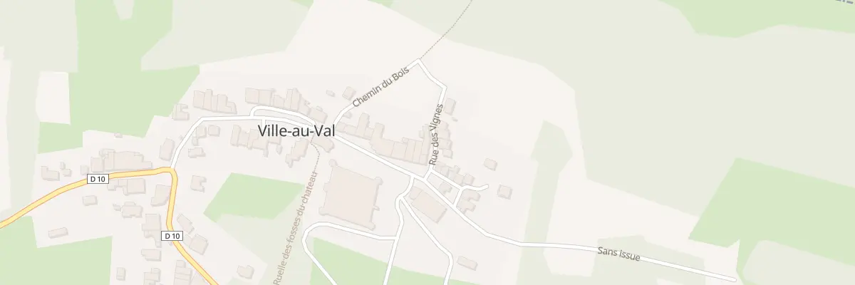Plan du 3 Rue des Vignes à Ville-au-Val