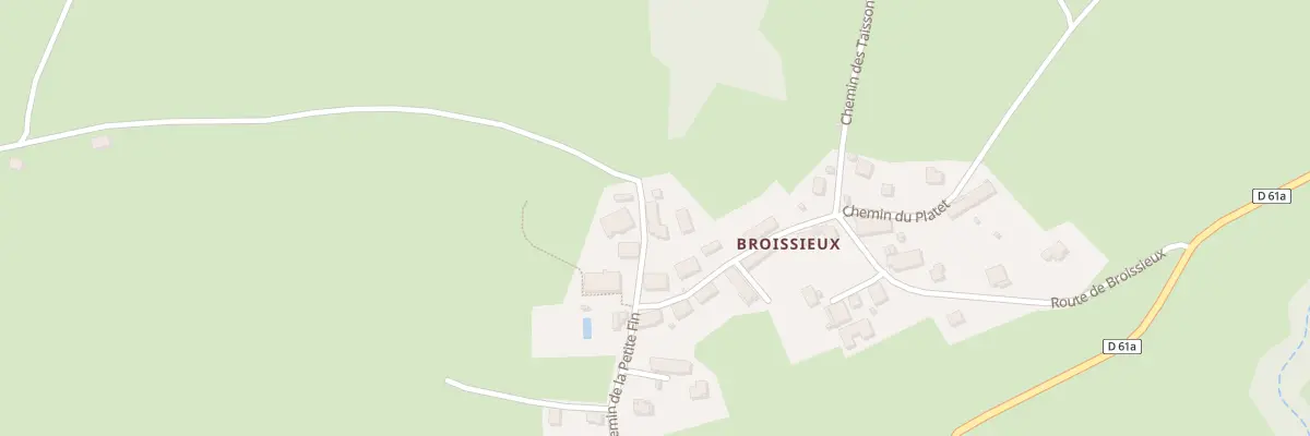 Plan du 530 Rte de Broissieux à Bellecombe-en-Bauges