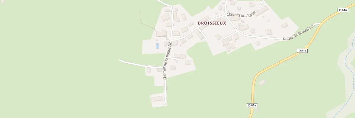 Plan du 47 Che de la Petite Fin à Bellecombe-en-Bauges