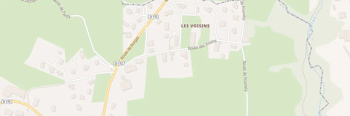 Plan du 180 Rte des Voisins à Cuvat