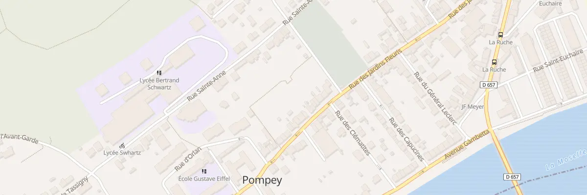 Plan du 61 Rue des Jardins Fleuris à Pompey