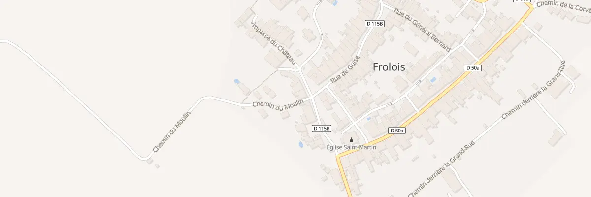 Plan du 6 Pl Edmond Urion à Frolois