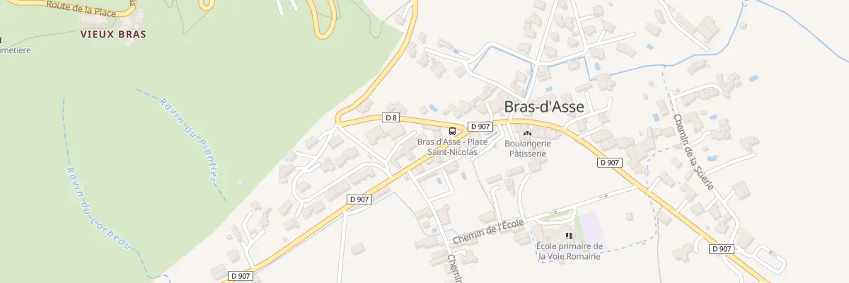 Plan du 9 Rte du Pont de l’Asse à Bras-d’Asse