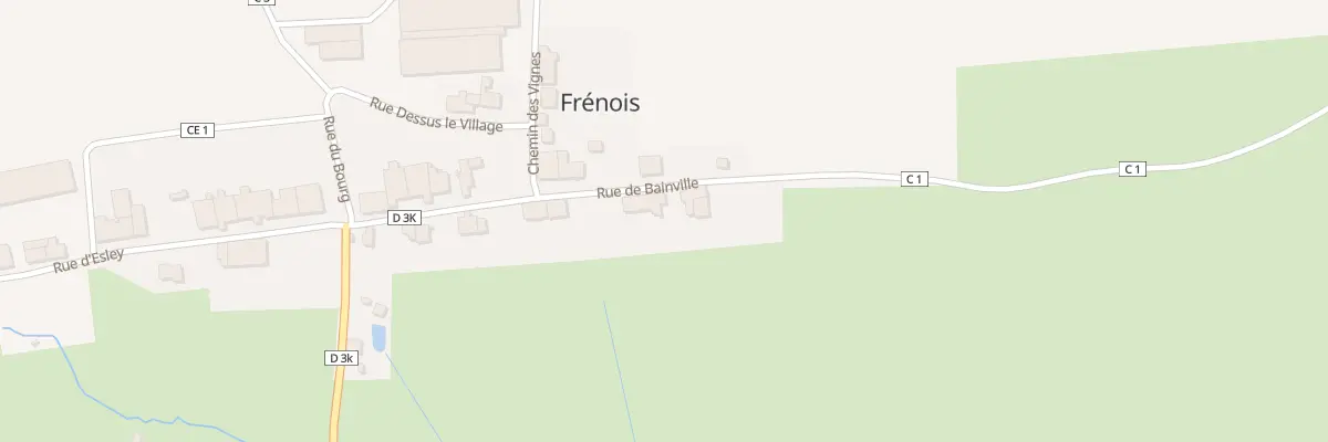 Plan du 96 Rue de Bainville à Frénois