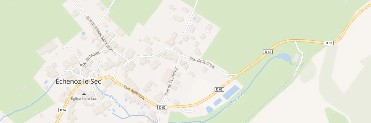 Plan du 5 Rue de la Croix à Échenoz-le-Sec