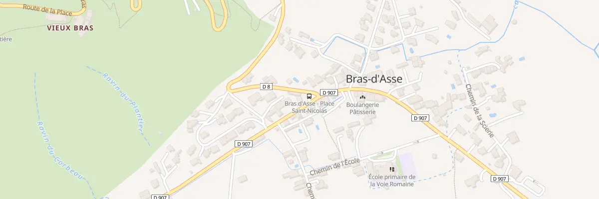 Plan du 1 Pl Saint Nicolas à Bras-d’Asse