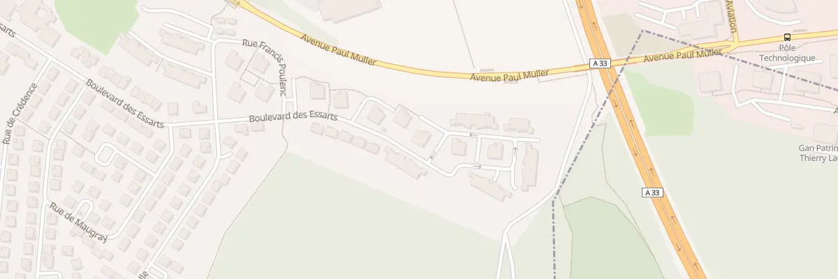 Plan du 35 Bd des Essarts à Villers-lès-Nancy