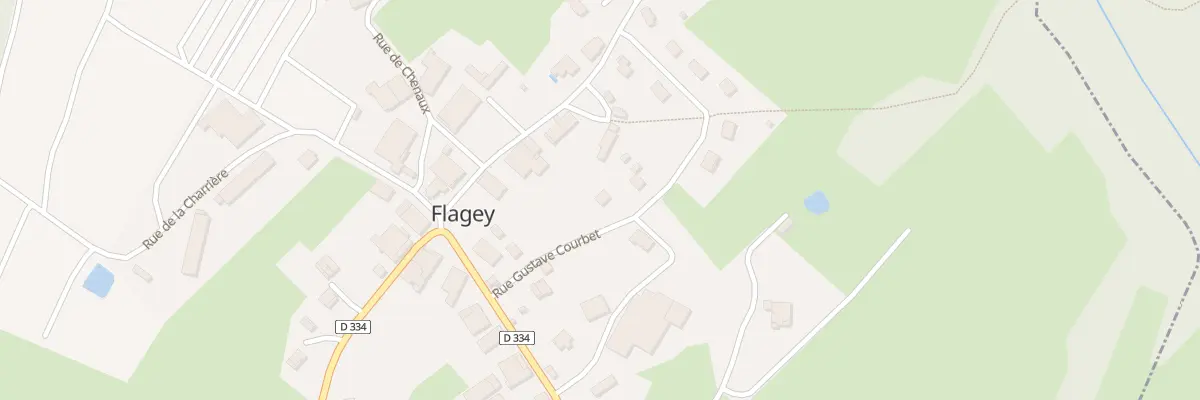 Plan du 10 Rue Gustave Courbet à Flagey