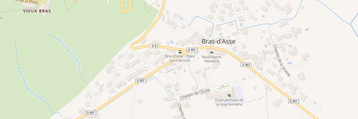 Plan du 16 Rte du Pont de l’Asse à Bras-d’Asse