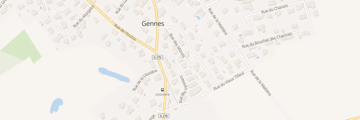 Plan du 3 Rue des Vanniers à Gennes