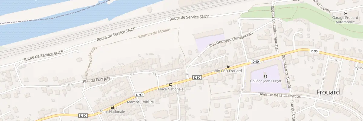 Plan du 18 Pl Nationale à Frouard