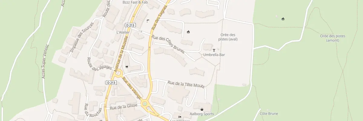 Plan du 5 Rue des Côtes Brunes aux Deux Alpes