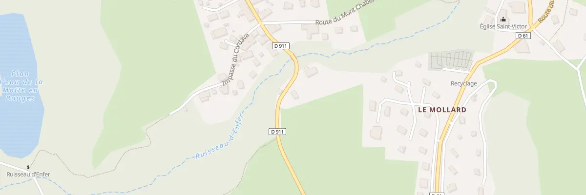 Plan du 1114 Rte du Rocher à La Motte-en-Bauges