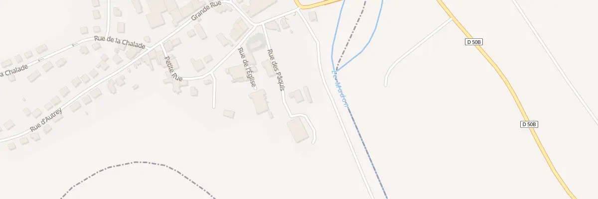 Plan du 1 Rue des Paquis à Pierreville
