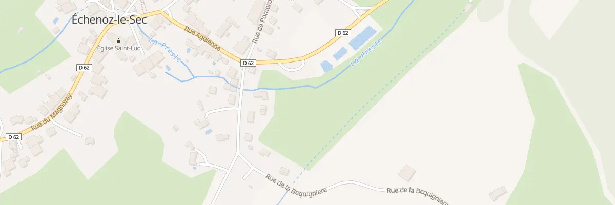 Plan du 3 Rue de la Bequigniere à Échenoz-le-Sec
