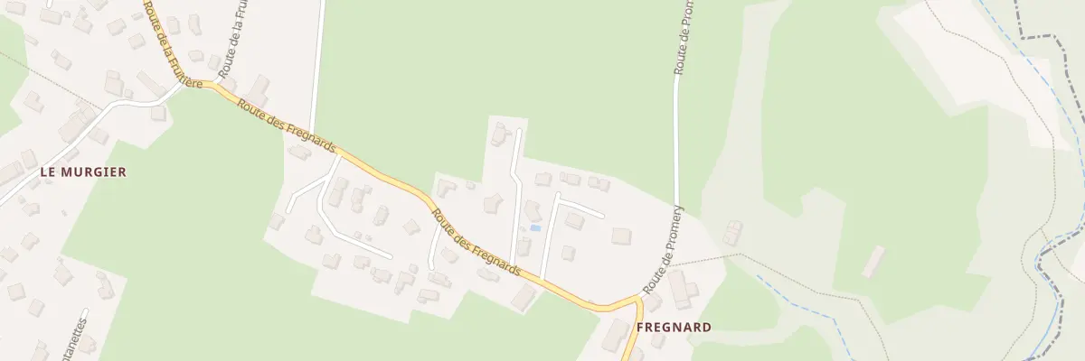 Plan du 335 Rte des Frégnards à Cuvat