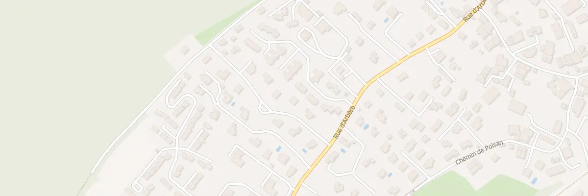 Plan du 720 Rue d’Arbère à Divonne-les-Bains