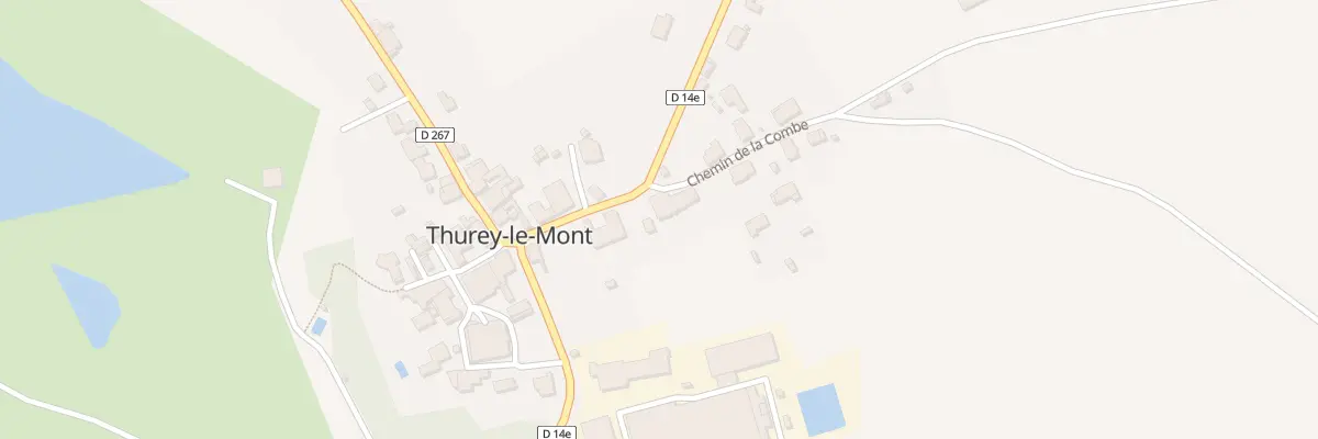 Plan du 2 Che de la Combe à Thurey-le-Mont