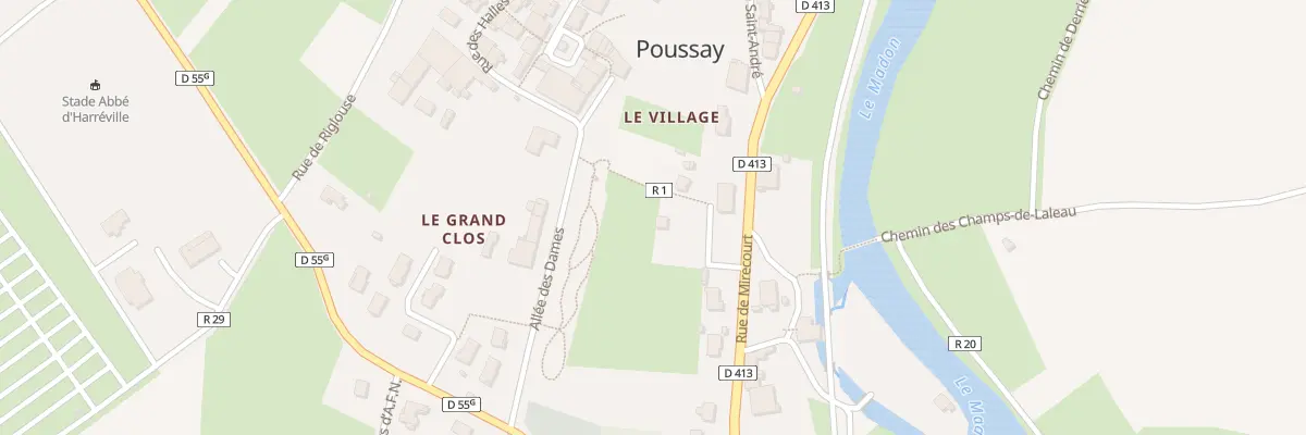Plan du 15 Le Rigale à Poussay