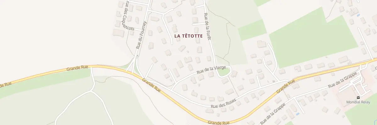 Plan du 9 Rue de la Vierge à Marchaux-Chaudefontaine