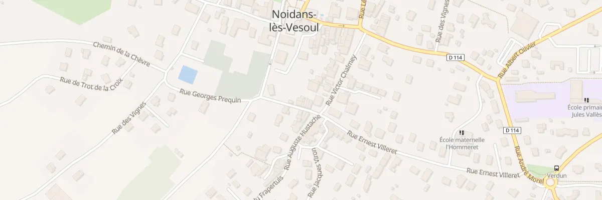 Plan du 5 Rue Georges Prequin à Noidans-lès-Vesoul