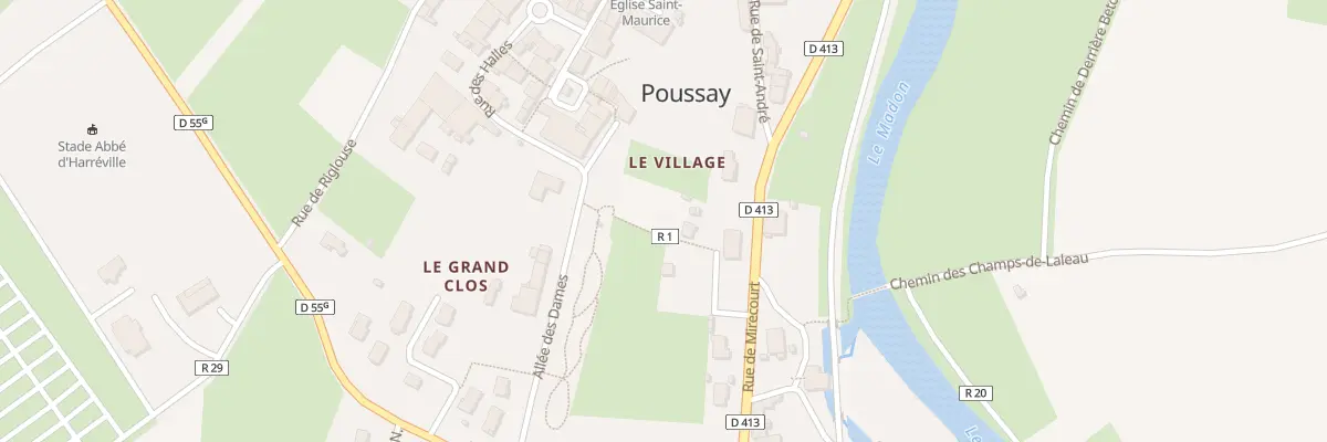 Plan du 35 Le Rigale à Poussay