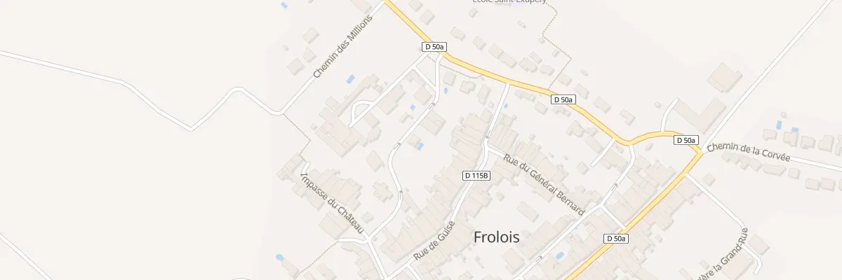 Plan du 134 Rue de Nancy à Frolois