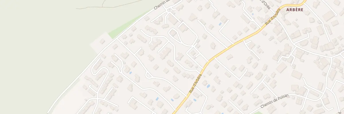 Plan du 644 Rue d’Arbère à Divonne-les-Bains