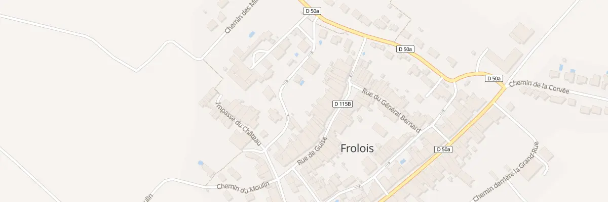 Plan du 17 Rue de Guise à Frolois