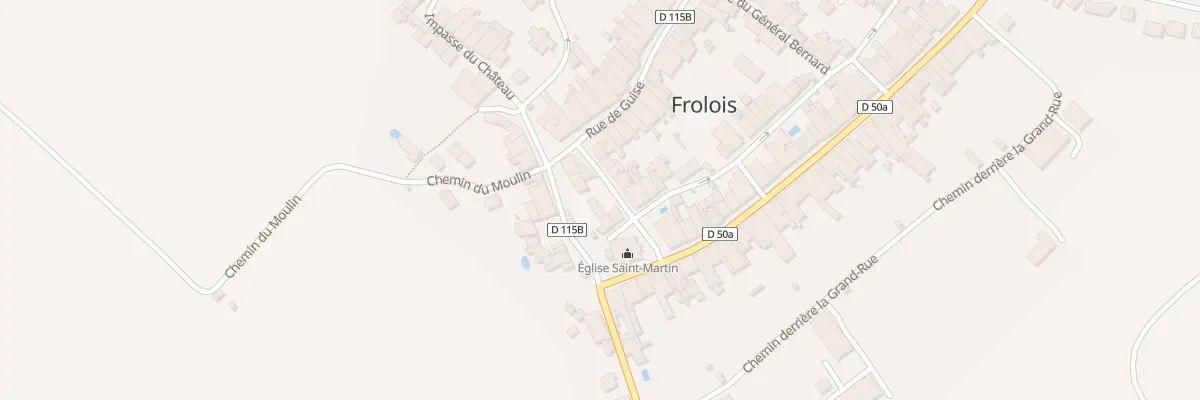 Plan du 4 Rue des Halles à Frolois