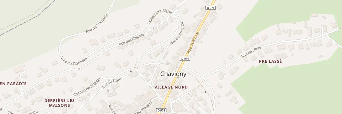 Plan du 57 Rue de Nancy à Chavigny
